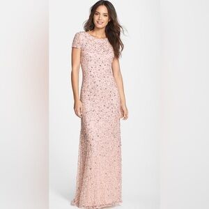 Luxe collection sequin maxi gown brand new with out tags